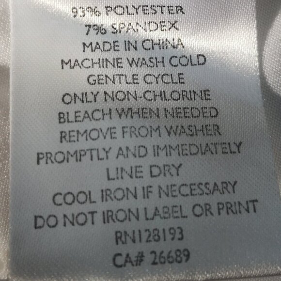 Ping Performance Men's Size XXL White w/ Green & Blue Pattern Golf / Polo Shirt - Picture 4 of 11